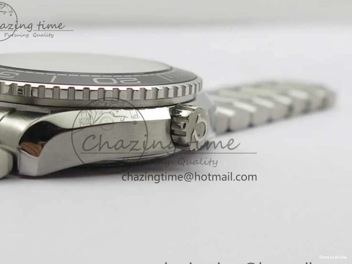 0501 Planet Ocean 39.5mm Black Ceramic Bezel SS VSF 1:1 Best Edition Black Dial on SS Bracelet A Stretchable 7890